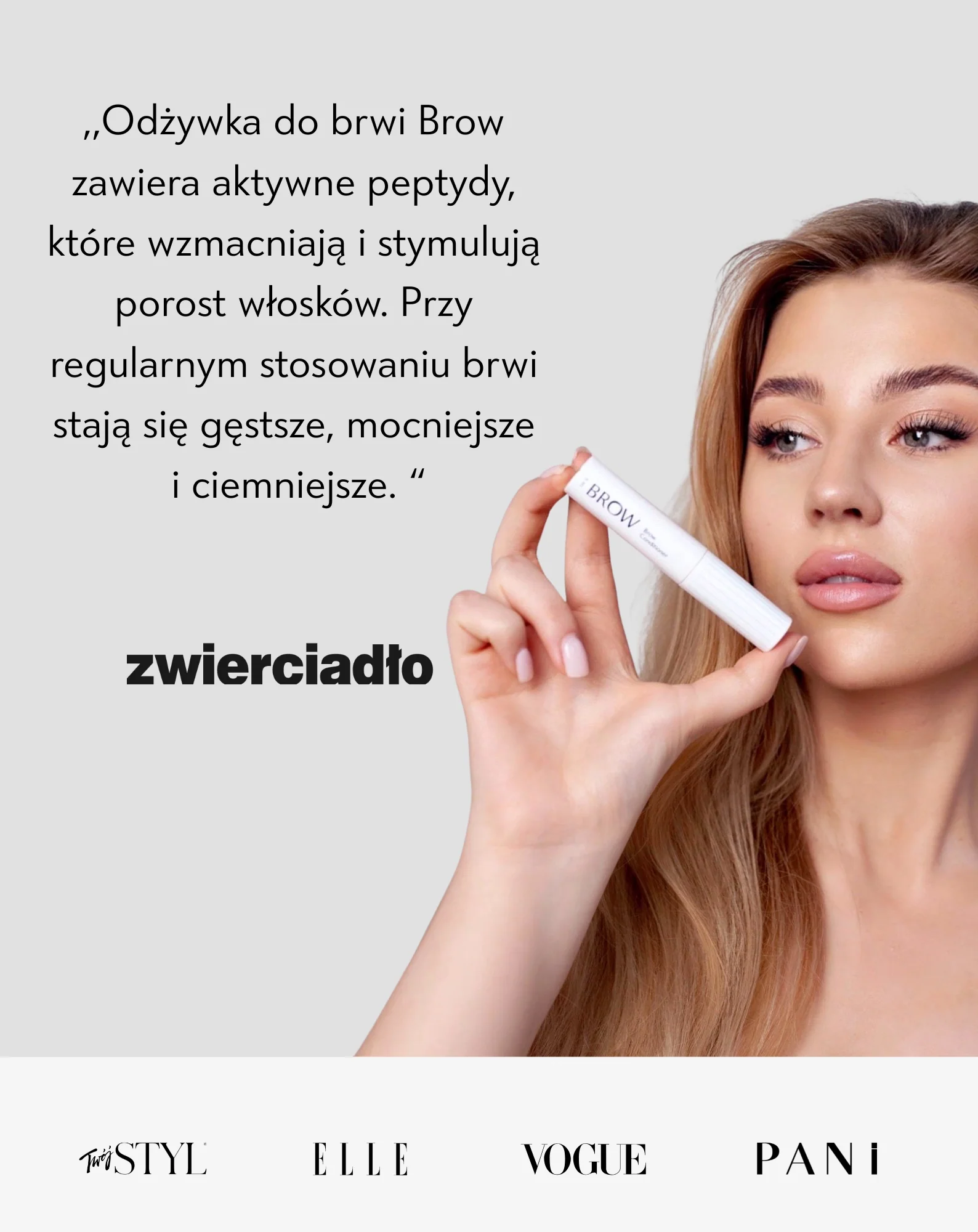 Wzmacniająca odżywka do brwi z wyciągiem z pokrzywy i żeń-szenia Brow Orphica Clinic - Image 8