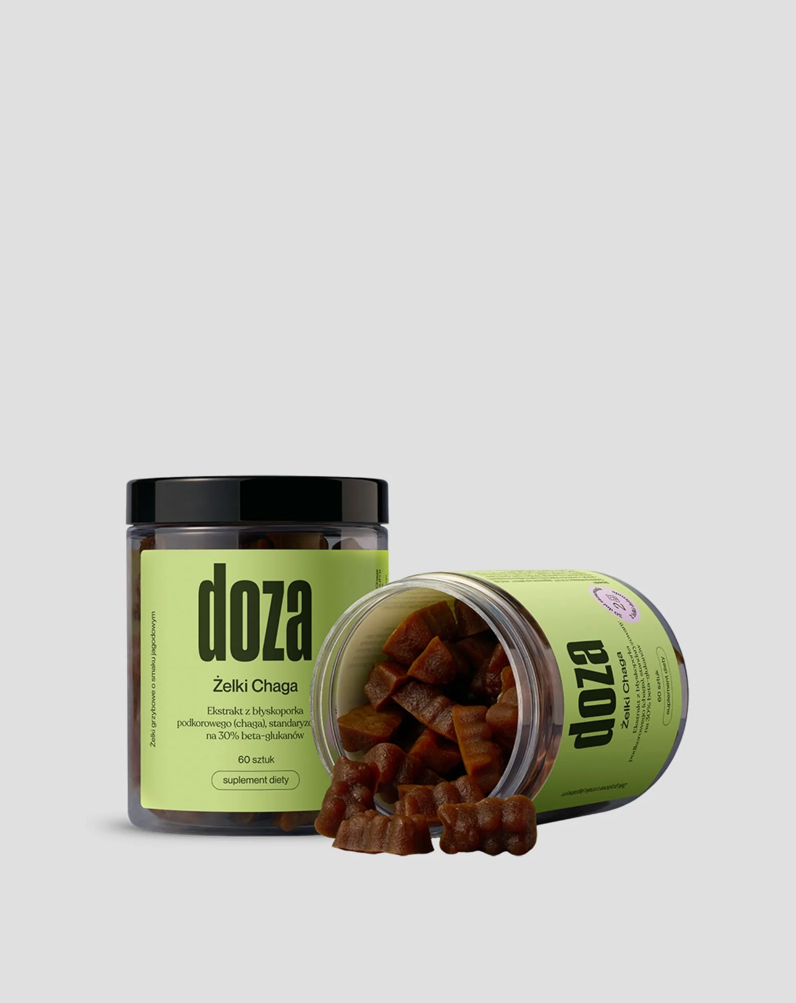 Żelki z ekstraktem z grzyba Chaga 60 szt. Doza - Image 2