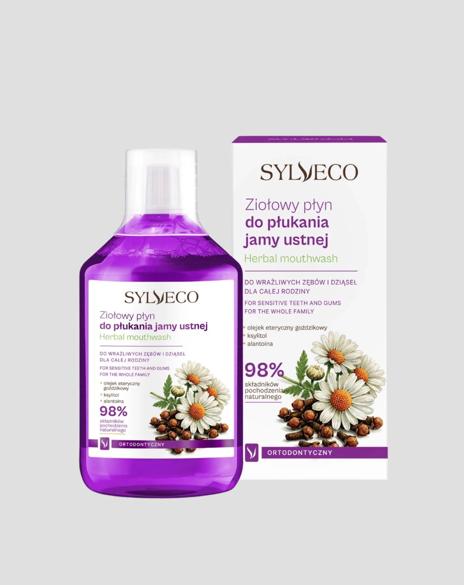 Ziołowy płyn do płukania jamy ustnej ortodontyczny Sylveco - Image 3